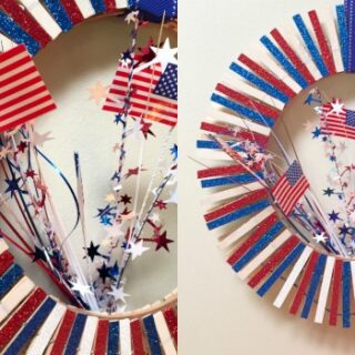 Image for Clothespin 4th of July Wreath