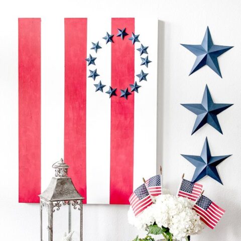 Image for Patriotic Wall Art Canvas