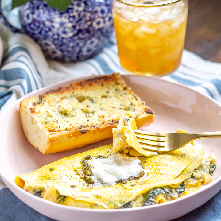 Image for Spinach Artichoke Omelettes