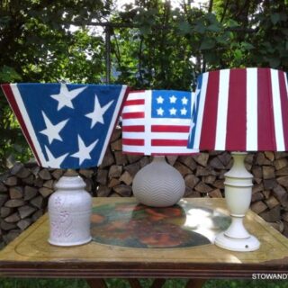 Image for DIY Patriotic Solar Table Lamps