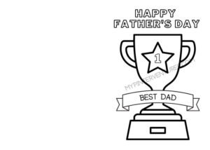 FREE Printable Father’s Day Coloring Cards - My Pinterventures