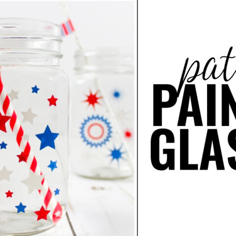 Image for Patriotic Painted Glasses for the Fourth of July
