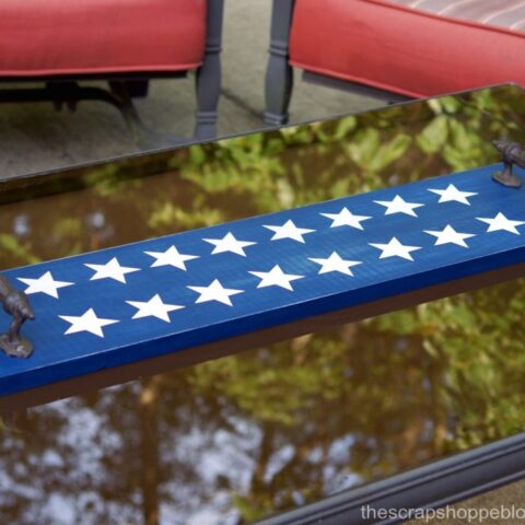 Image for Star Spangled Rustic Tray