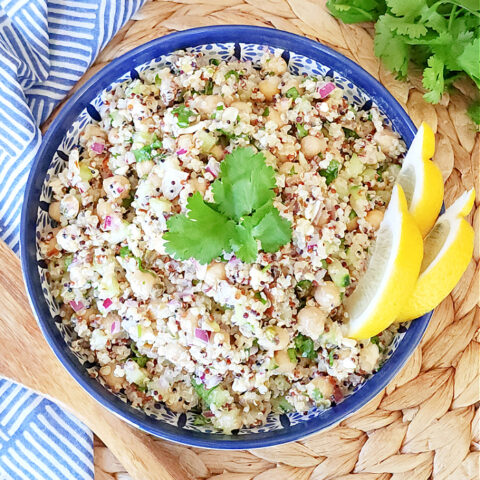 Refreshing quinoa salad