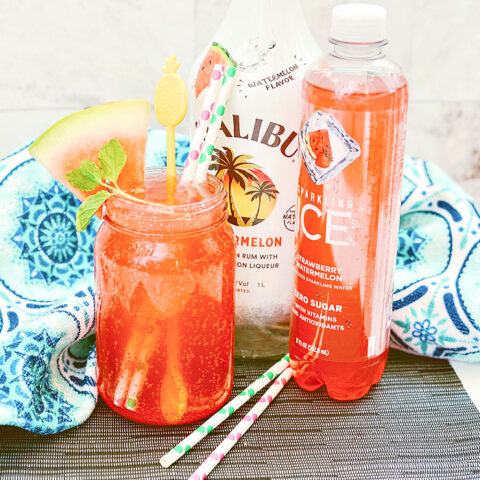 Spiked Sparkling Ice Watermelon Drink