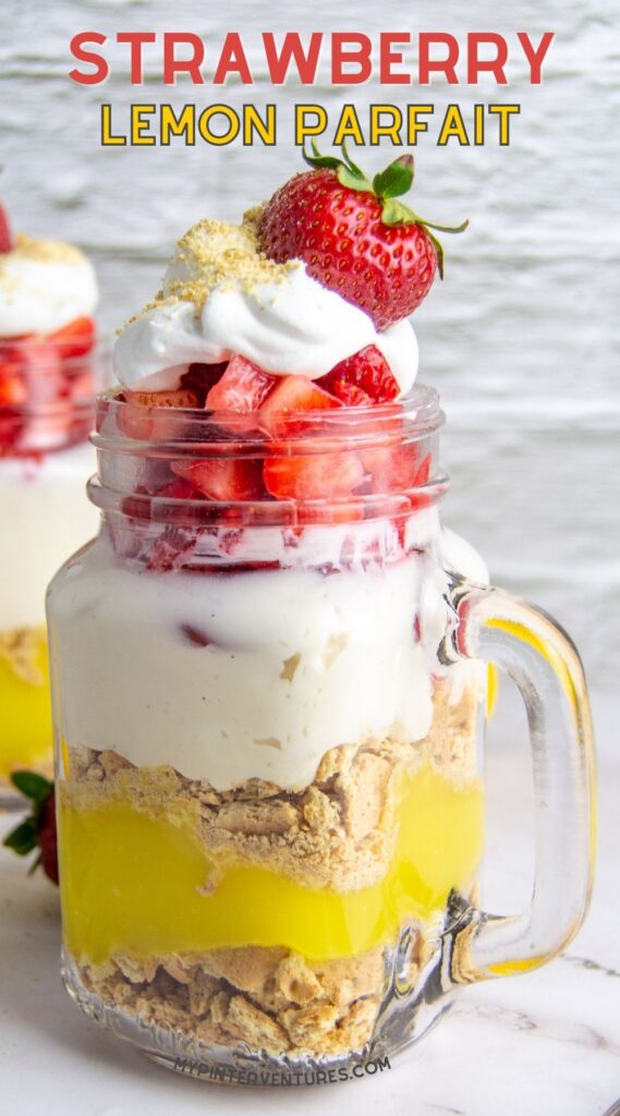 Easy No-Bake Strawberry Lemon Parfait Dessert