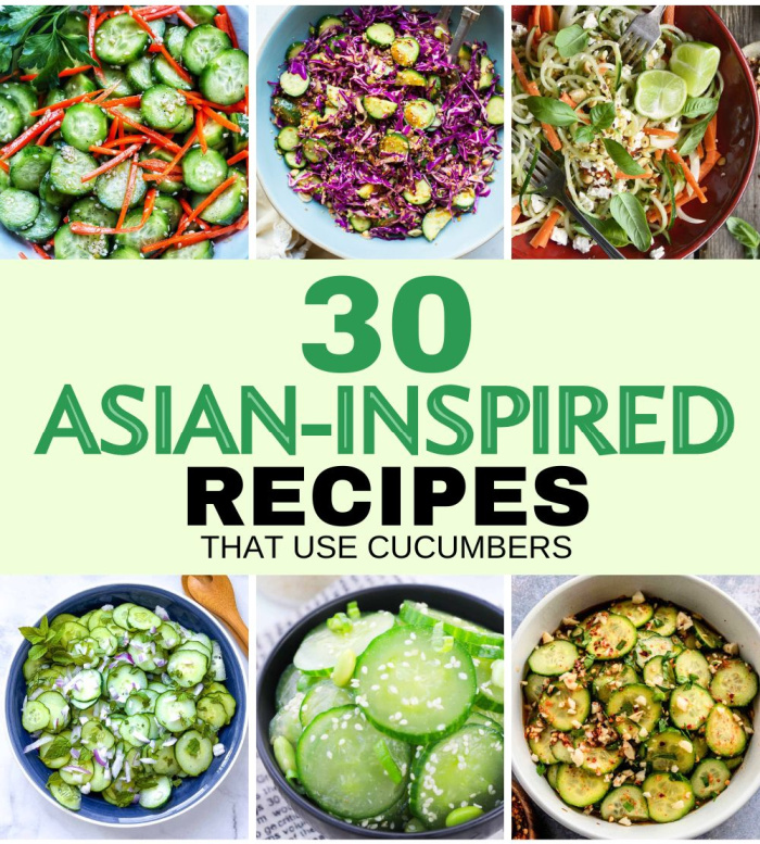 30 Asian-Inspired Recipes That Use Cucumbers for Summer