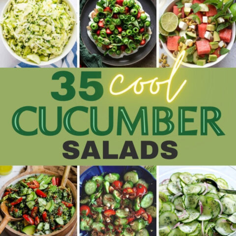 35 Cucumber Salad recipes for summer.