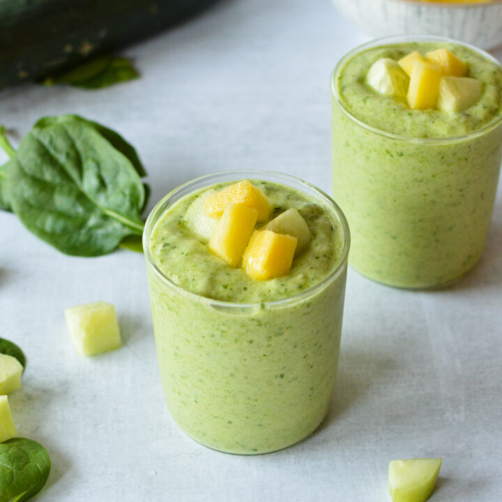 Image for Tropical Spinach Cucumber Smoothie