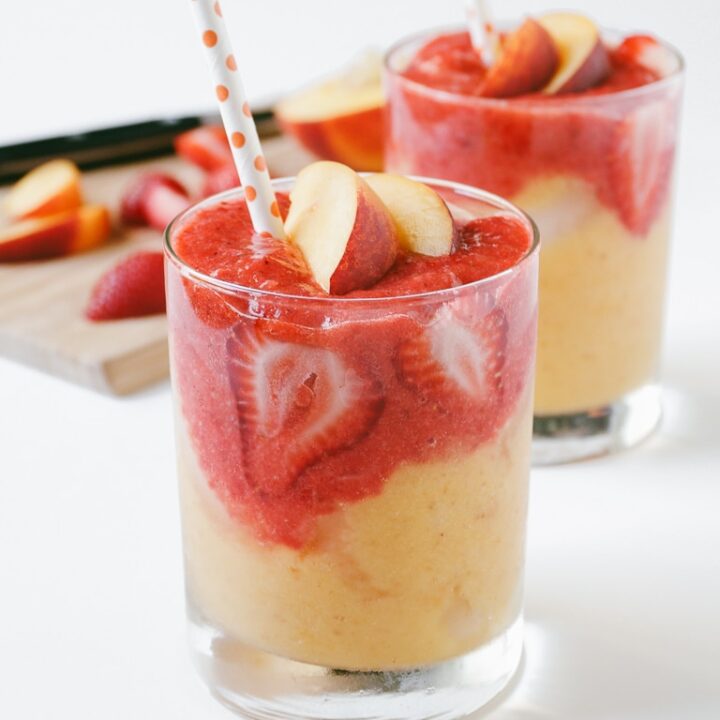 Image for 3-Ingredient Roasted Strawberry Peach Smoothie