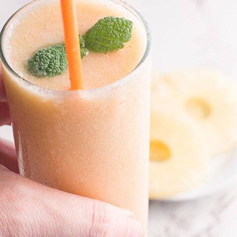 Image for Dairy Free Fresh Pineapple Peach Smoothie