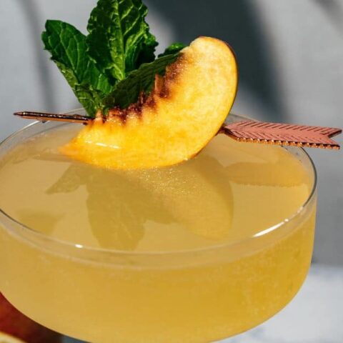 Image for Peach Martini Bellini Cocktail Recipe
