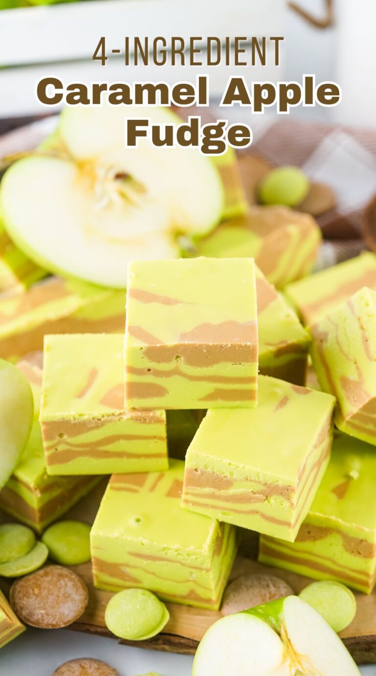 Easy Swirled Caramel Apple Fudge My Pinterventures