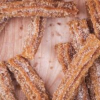 Image for Mini Pumpkin Churros With Chocolate-Orange Dipping Sauce
