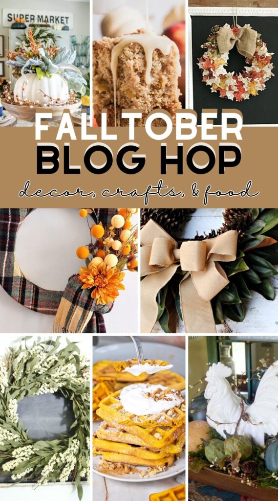 Falltober Blog Hop with decor, crafts, and food inspiration.