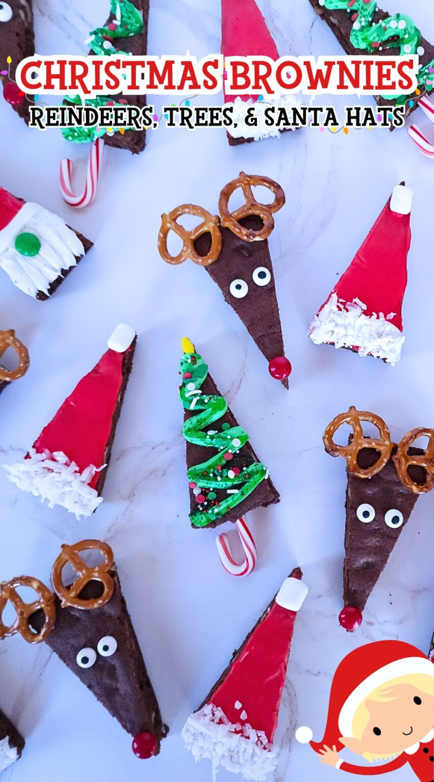 How to Make Christmas Brownies - My Pinterventures