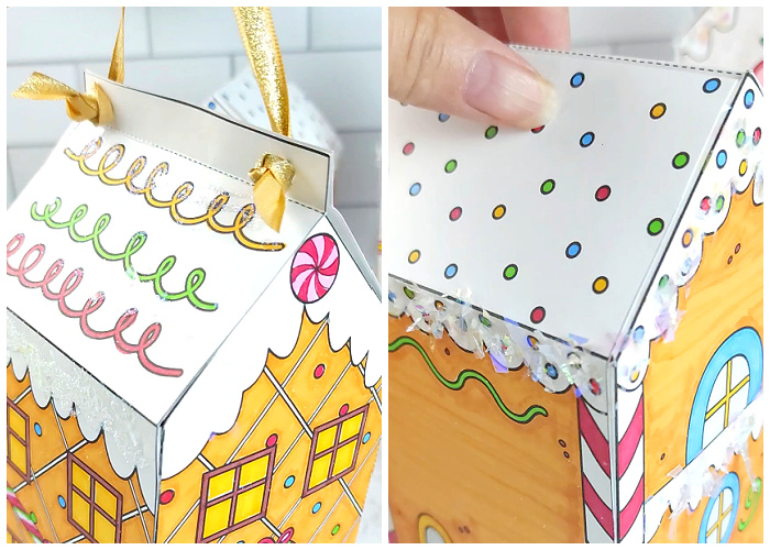 DIY Gingerbread Treat Boxes – Coloring Activity - My Pinterventures