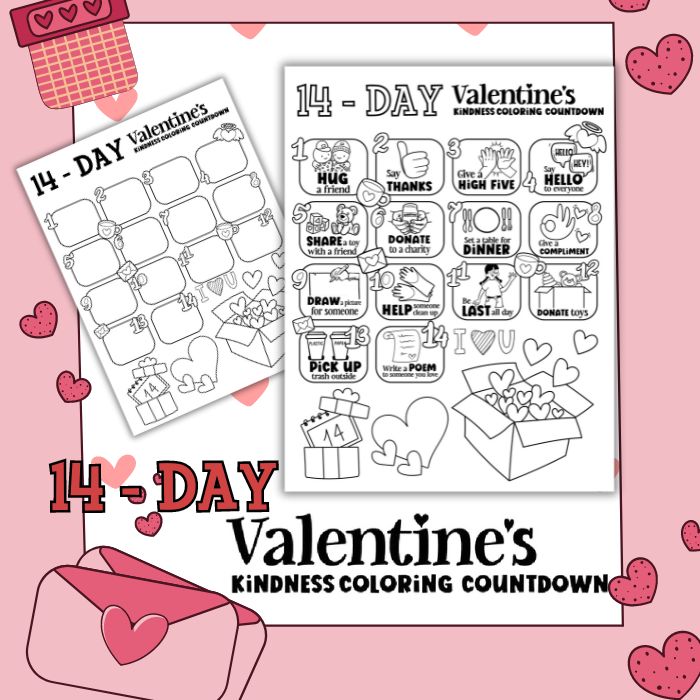 14 Day Kindness Countdown to Valentine’s Day