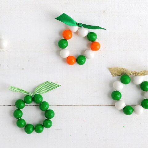 Image for St. Patrick's Day gumball bracelets