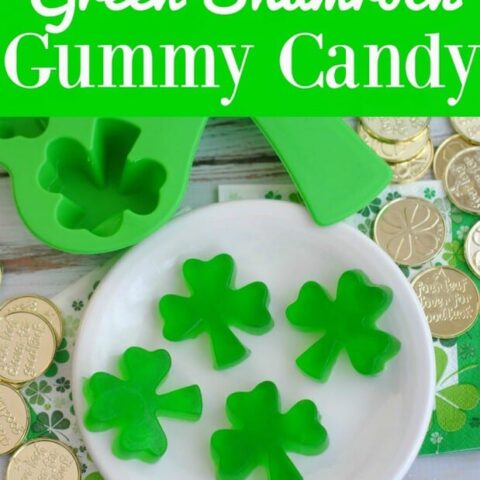 Image for Green Shamrock Homemade Gummy Candy