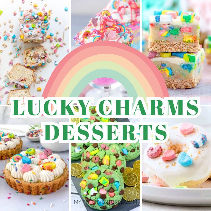 Roundup of Lucky Charms Desserts