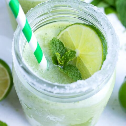 Image for Frozen Mojito Recipe (Cocktail or Mocktail)