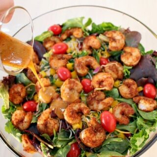 Image for Southwest Shrimp Salad with Spicy Honey-Lime Dressing