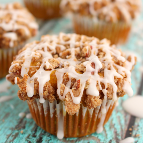 Image for Delicious Pumpkin Apple Streusel Muffins Recipe