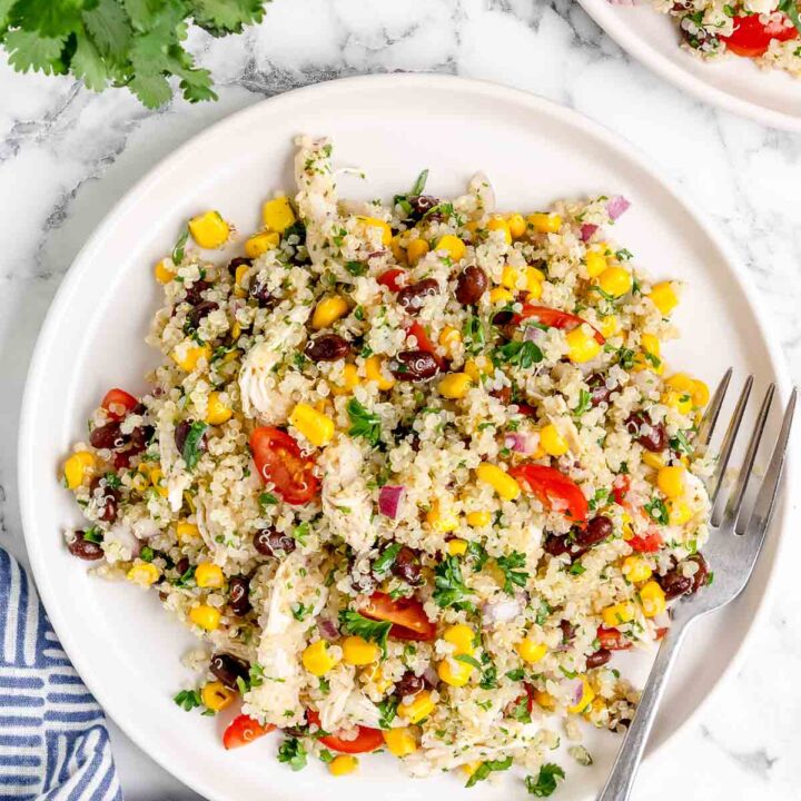 Image for Mexican Quinoa Salad Recipe (Quick & Easy!)