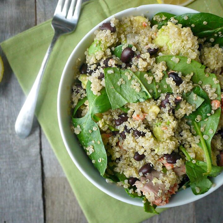 Image for Salmon & Spinach Quinoa Salad