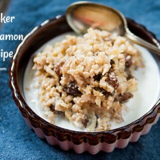 Image for Slow Cooker Apple Cinnamon Oats Recipe