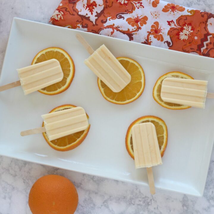 Image for Orange Creamsicle Ice Pops